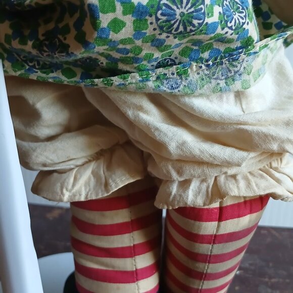 Vintage Raggedy Ann Doll, Vintage Raggedy Ann, Americana, Folk Rag Doll - Picture 7 of 10